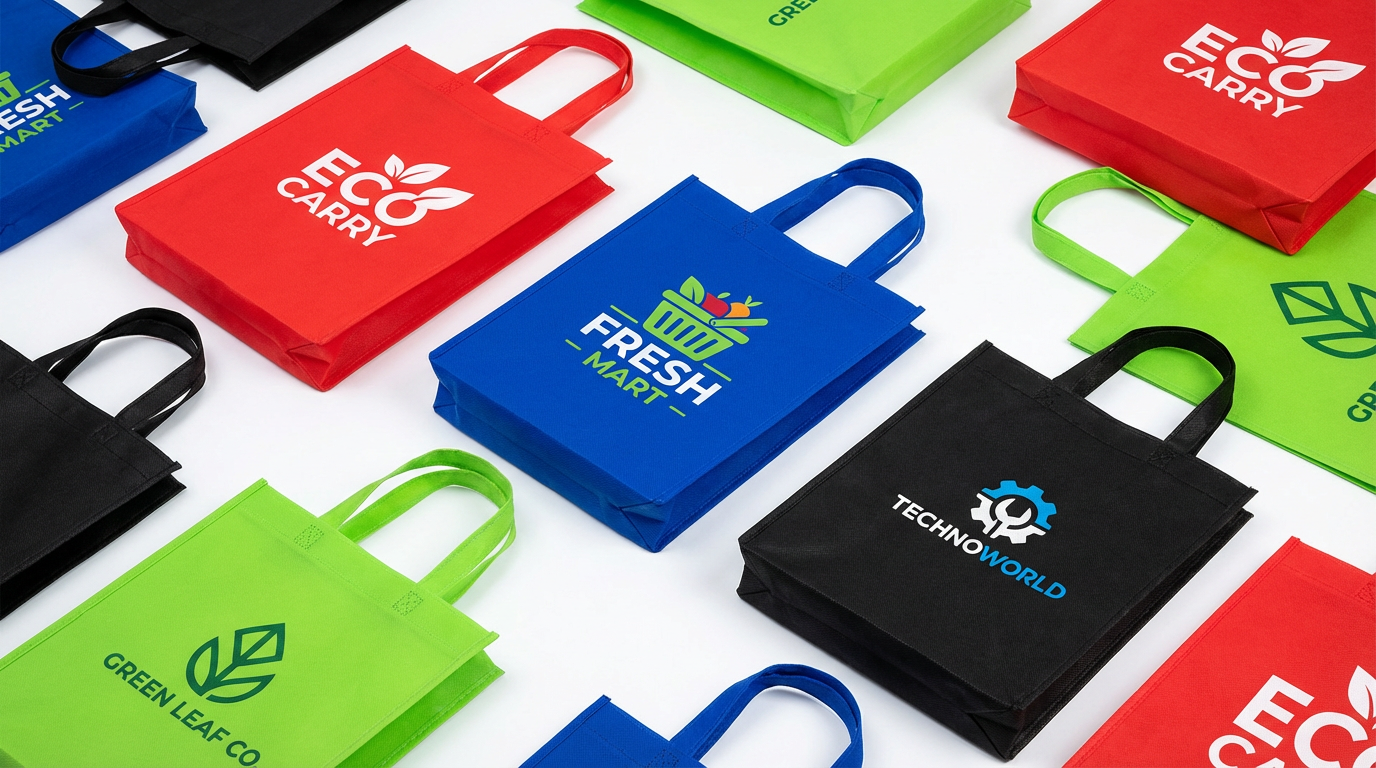 Custom printed non woven bags examples